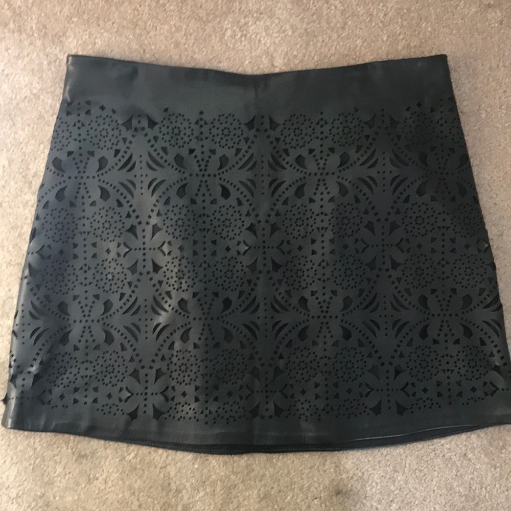 Black leather skirt, Forever 21
